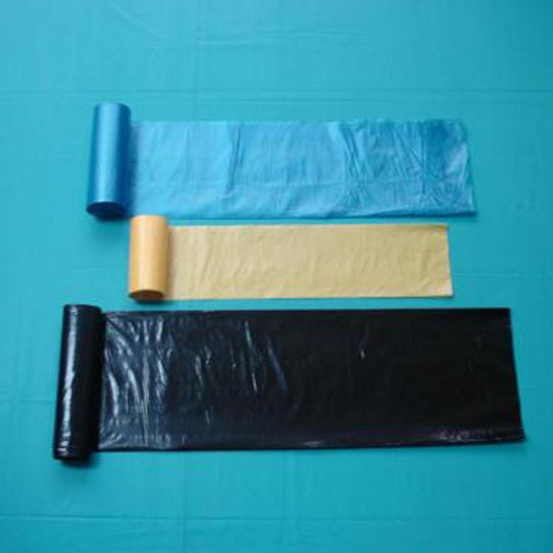 Different Color Plastic Drawstring Garbage Bag on Roll