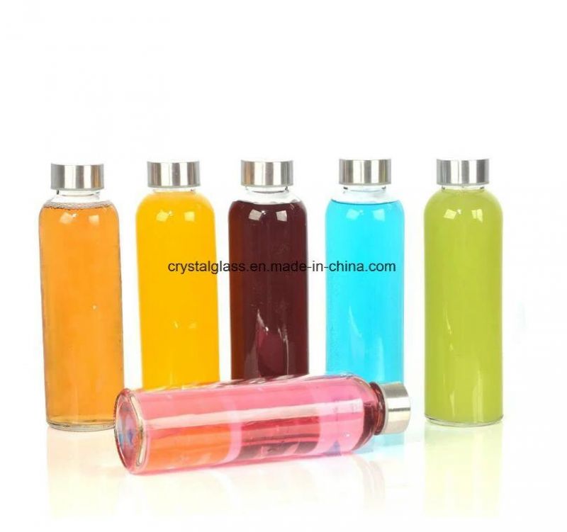 Customize Logo Printing Water Bottle Glass 300ml 500ml