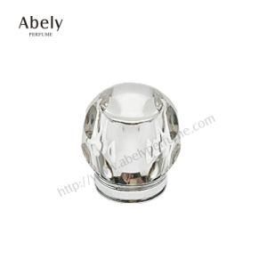 Custom Exquisite Glass Perfume Bottle for Rose Golden Color Acrylic Lid