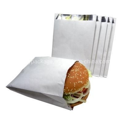 Aluminum Foil Lined Paper Bag Hot Dog Chicken Paper Bag