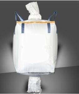 Hot Sale Chinese Factory Low Price High Quality Bulk Bag 4 Cross Corners Top Skirt 1500kg Jumbo Bag with Skirt Duffle