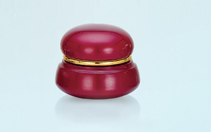 20g Round Red Plastic Cream Jar for Skin Care