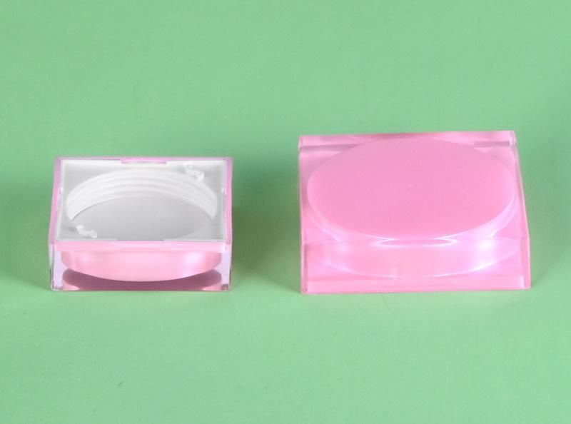 5g 10g 15g 30g Square Cosmetic Acrylic Cream Jar for Skin Care