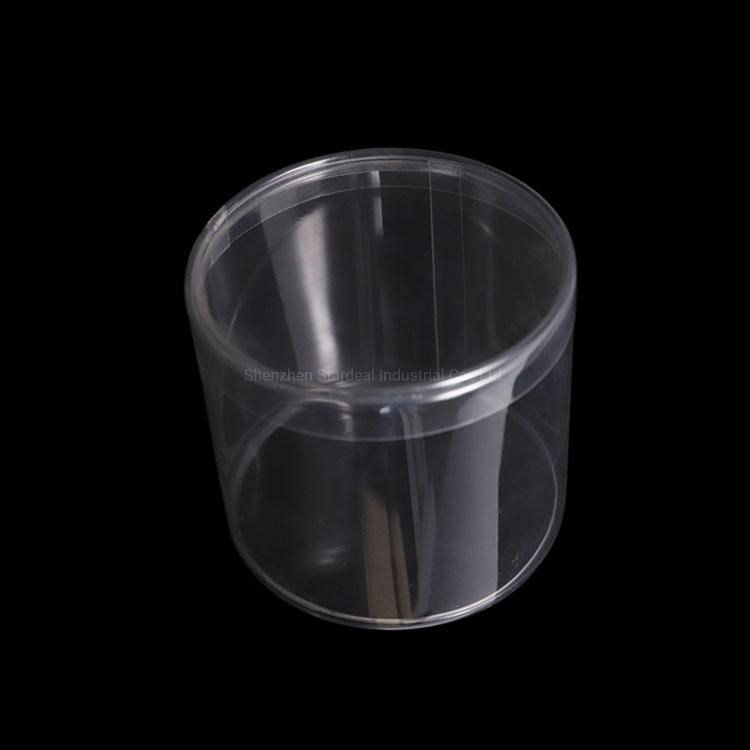 Food Grade Clear Hard Plastic Tube Small Round PVC Packaging Box