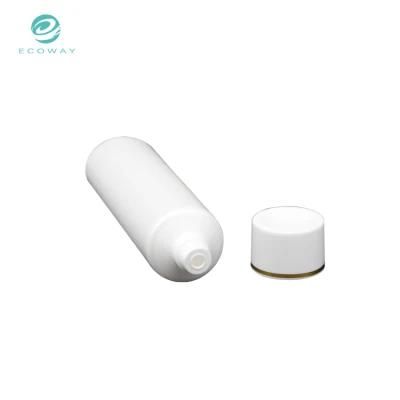 White Screw Cap a Circle of Bronzing White Bare Tube PE 45ml Custom Logo Bb and Cc Cream Tube