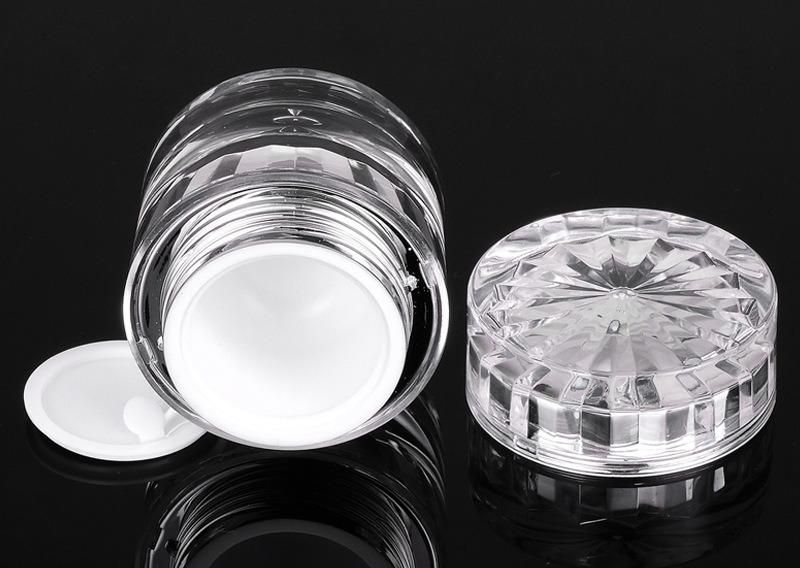 10g 15g Empty Plastic Diamond Shape Luxury Plastic Jar for Skin Care Product