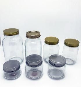 Food Grade Seal Empty Mini Glass Mason Jar with Separate Lid