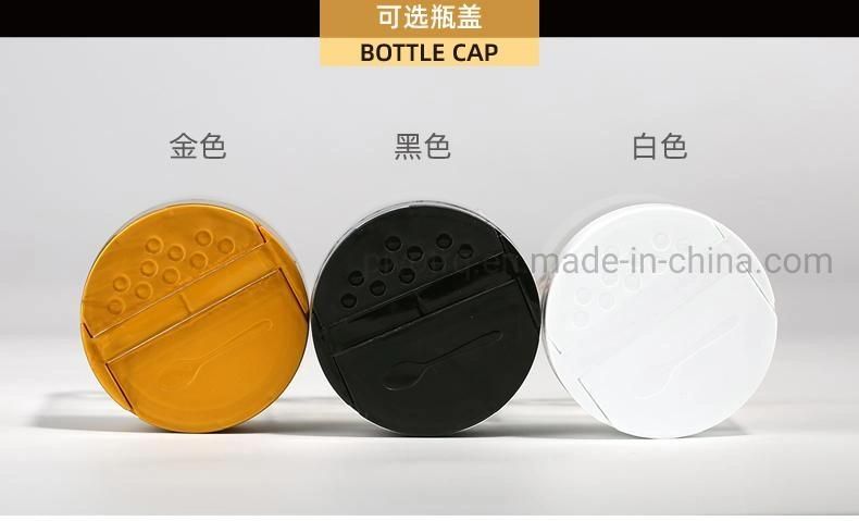 300ml Pet Plastic Spice Bottle with Butterfly Cap for Packing Condiments