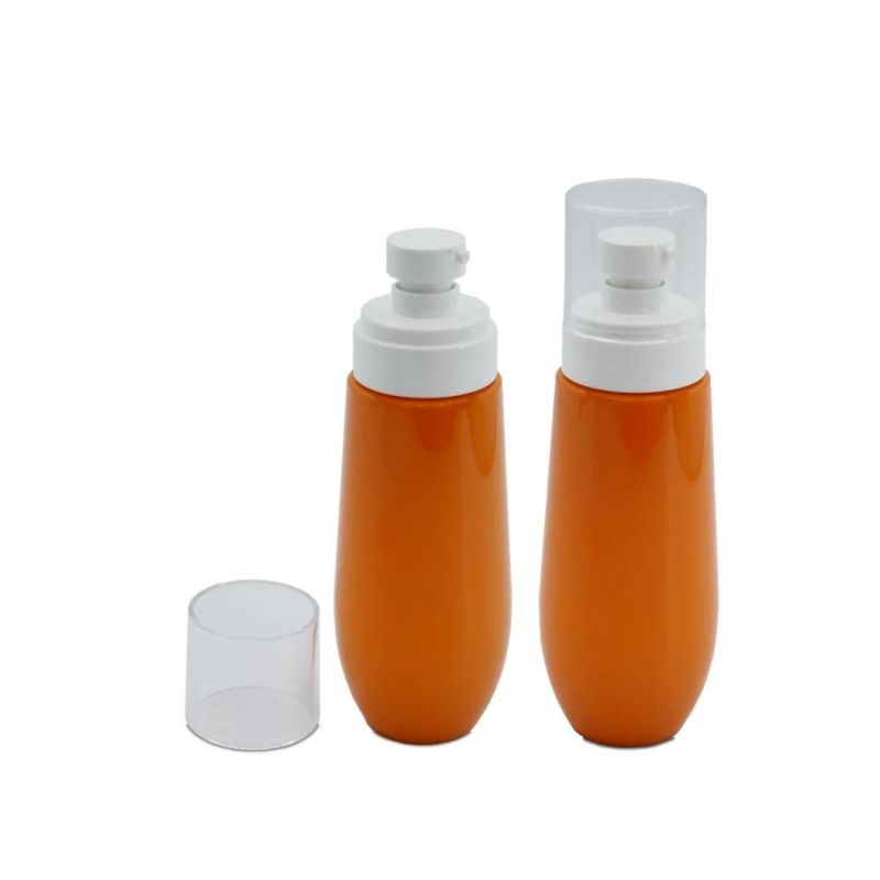 200ml Orange Cute Body Lotion Bottle Cosmetic Lotion Bottle Biodegradable Packaging for Shampoo Pomade Container