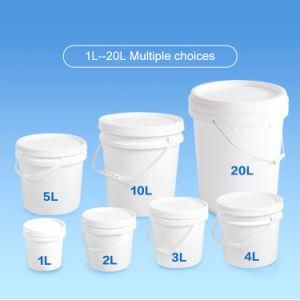 Chemical Use Plastic Bucket for Pigments Agricultural Chemicals Printing Ink PP Plastic Bucket for Paint/Oil/Ink