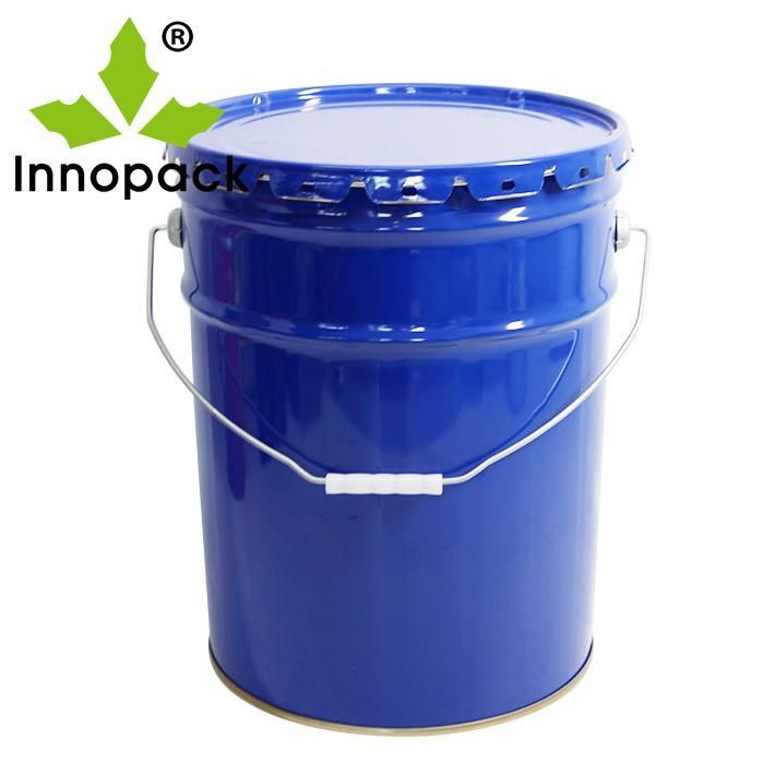 20L Lock Ring Tin Pails/ 25L Hobbocks Metal Paint Bucket.