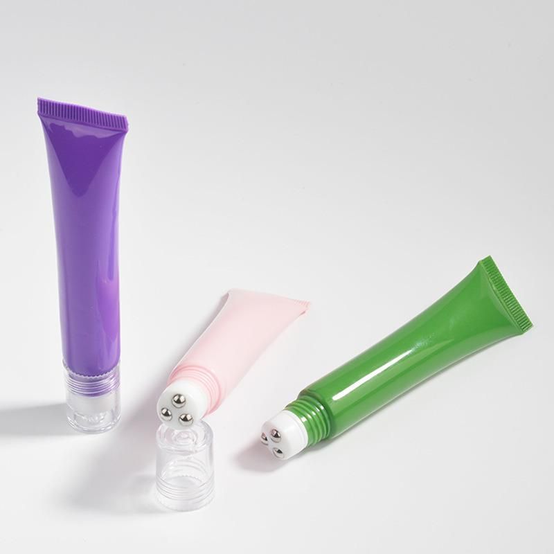 Pink Eyes Cream Tube 3 Balls Massage Eye Cream Tube