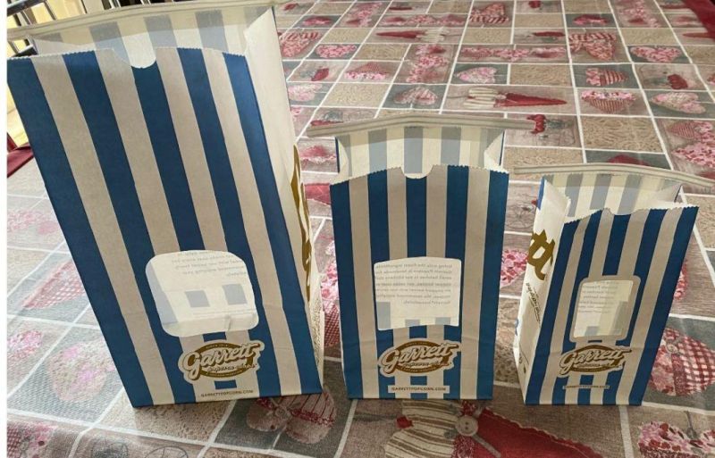 Paper Popcorn Kraft Bag for Microwave Factory Low Price