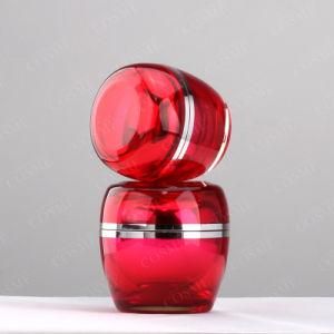 Luxury Round Acrylic Bottles and Jars for Cosmetic Packaging