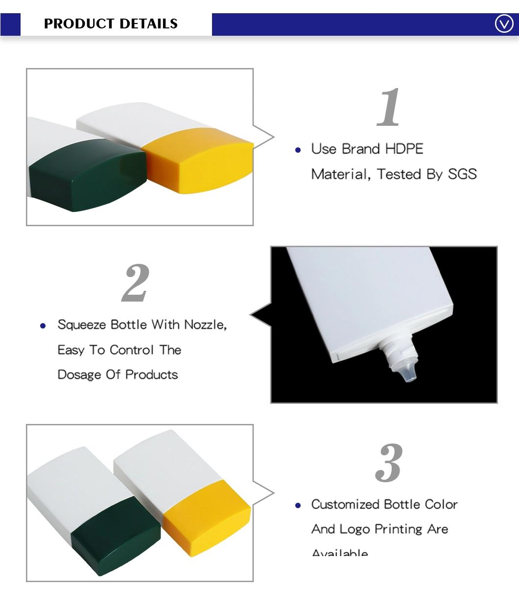 Personal Care Product Factory Low Price Plastic Empty HDPE Sunscreen Lotion Containers