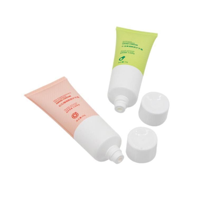 Custom Empty Plastic PE Shampoo Bottle Hand Cream Body Lotion Soft Cosmetic Packaging Squeeze Tube