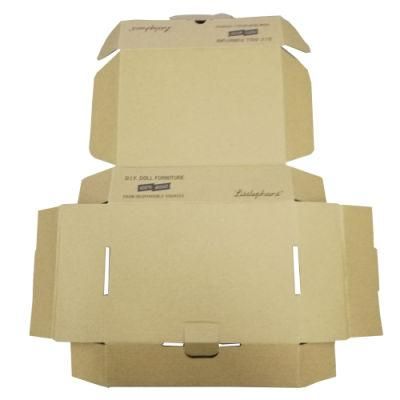 Custom Recyclable Folding Carton Boxes Brown Kraft Paper Box