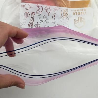 Eco Friendy Food Packaging Storage Poly Grip Seal Gallon Zipper Bag