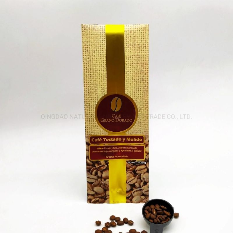 250g 500g 1kg Food Packaging Bag Coffee Bag with Valve