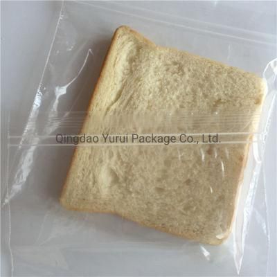 LDPE Transparent Sandwich Size Zip Lock Packaging Bags