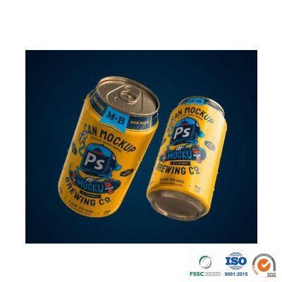 330ml Standard Certificated Color Logo Customized Aluminum Soda Juice Beverage Juice Cans