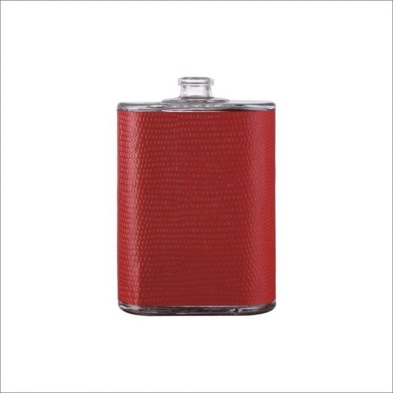 100ml External Labels, Perfume Bottles, Glass Bottles, Leather Texture Can Be Customized Color and Logo