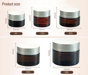 Cosmetic Jar Seal with Plastic Lid (NBG17)