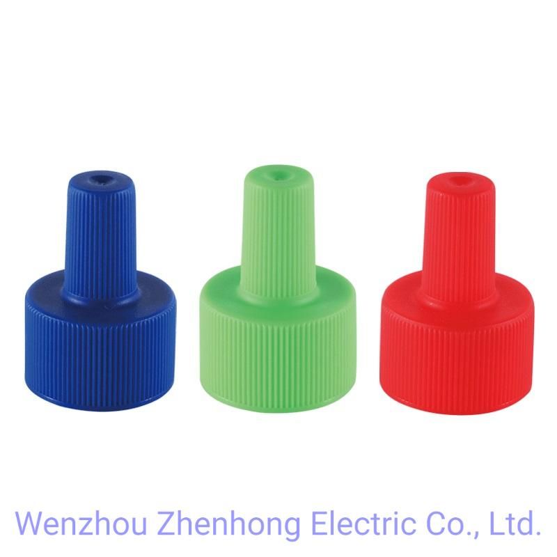 Plastic Screw Cap for Mosquito Repellent Liquid Bottle in Different Colors