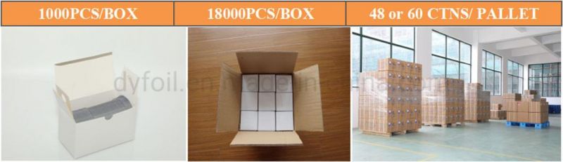 Square Lids Aluminium PP Film Laminated Aluminium Foil Lid