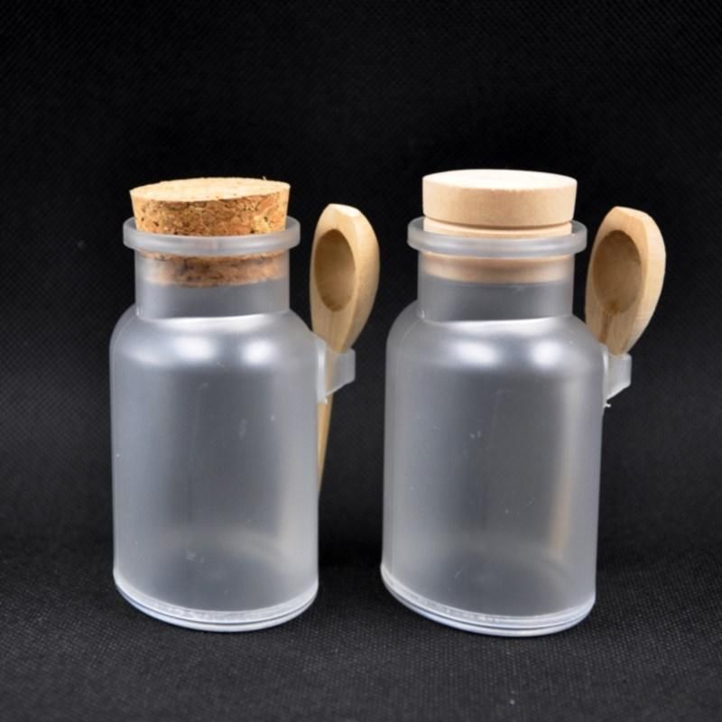 200g Oval ABS Plastic Bath Salt Bottle