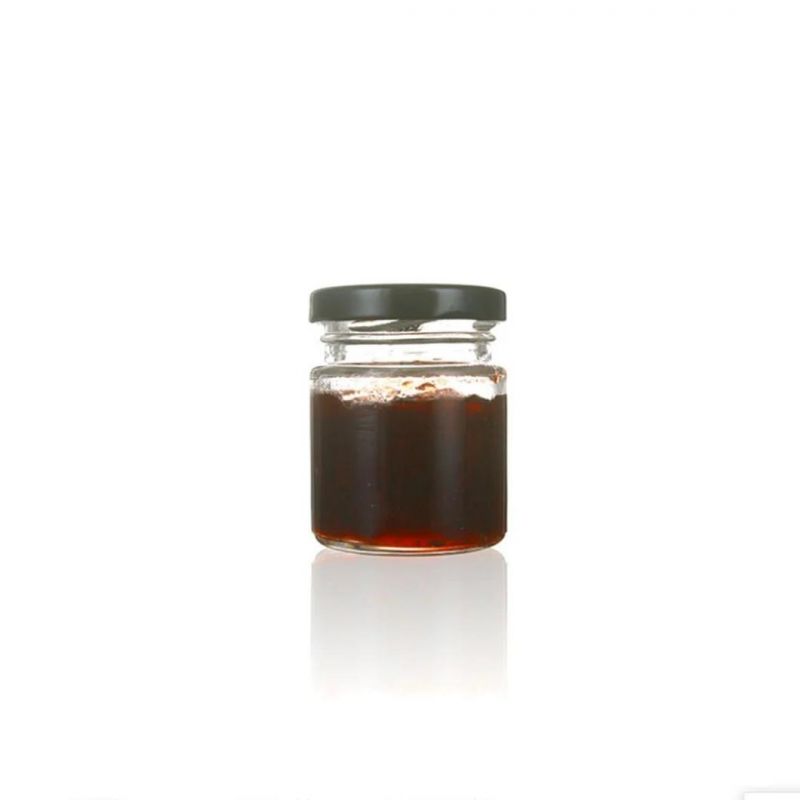 80ml Glass Jars Glass Spices Jam Jars Twist off Lid for Honey