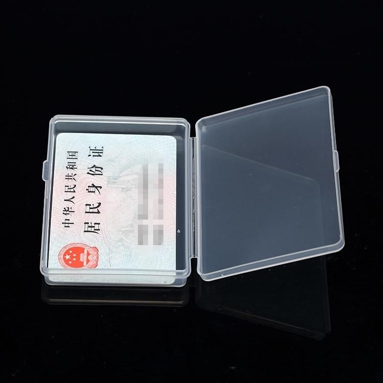 Cheapest Promotion Clear Plastic ID Business Card Case Holder