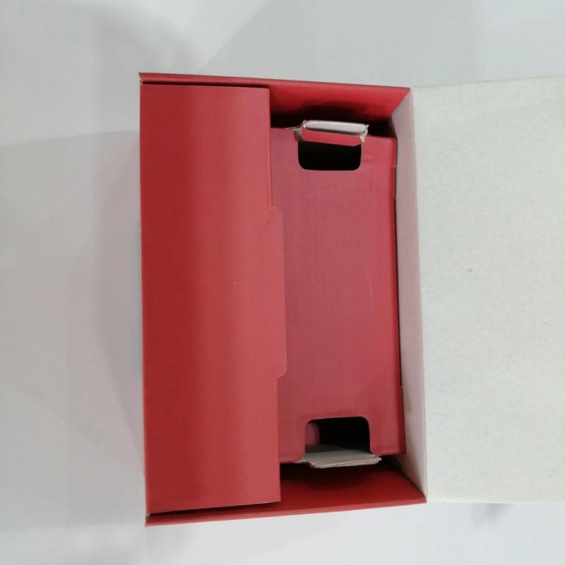 Custom Simple Design Brand Mobilephone Corrugated Paper Box with Spot UV for Electronics