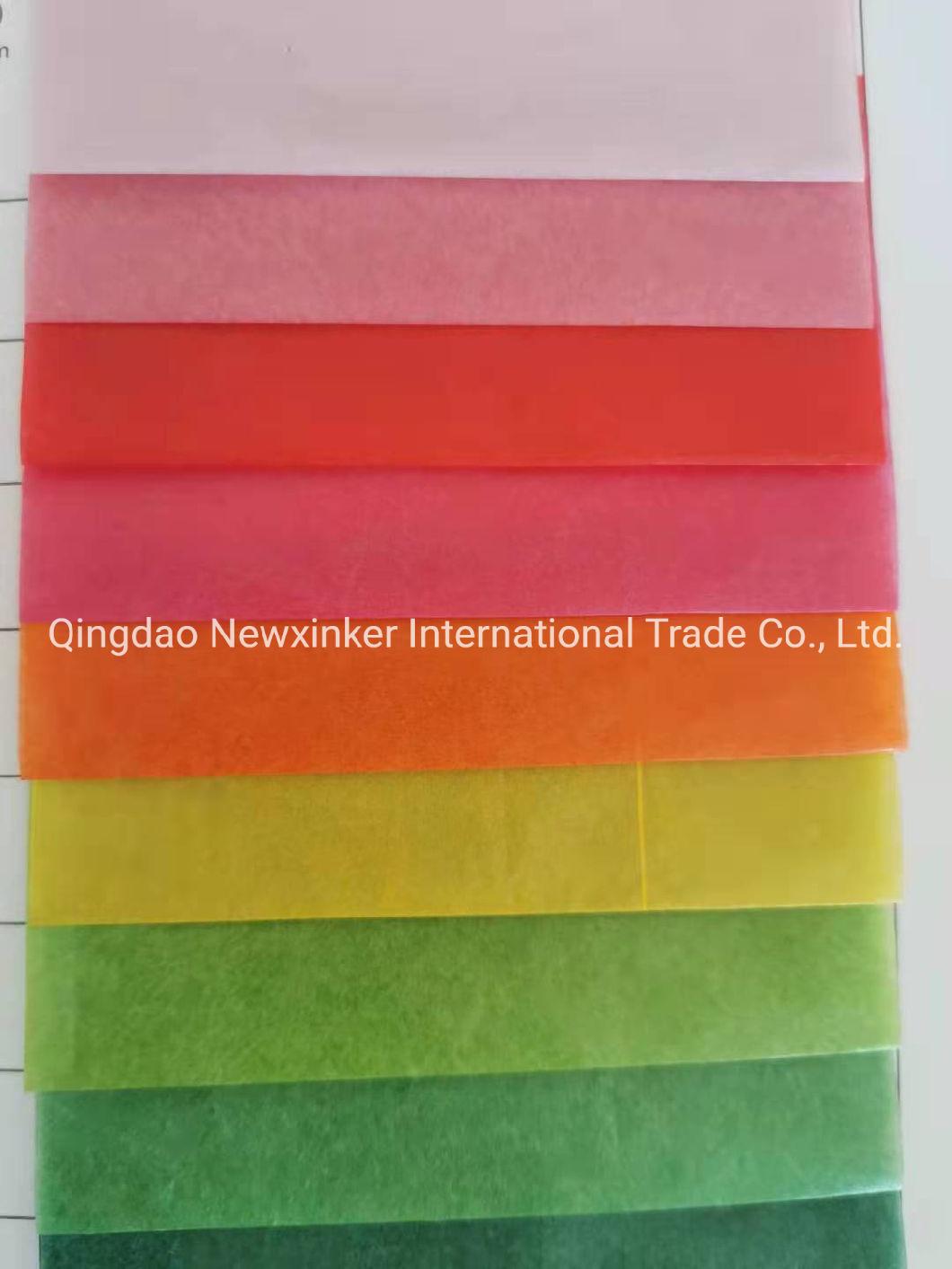Coated Colorful 24 GSM Wrapping Paper/Butter Paper