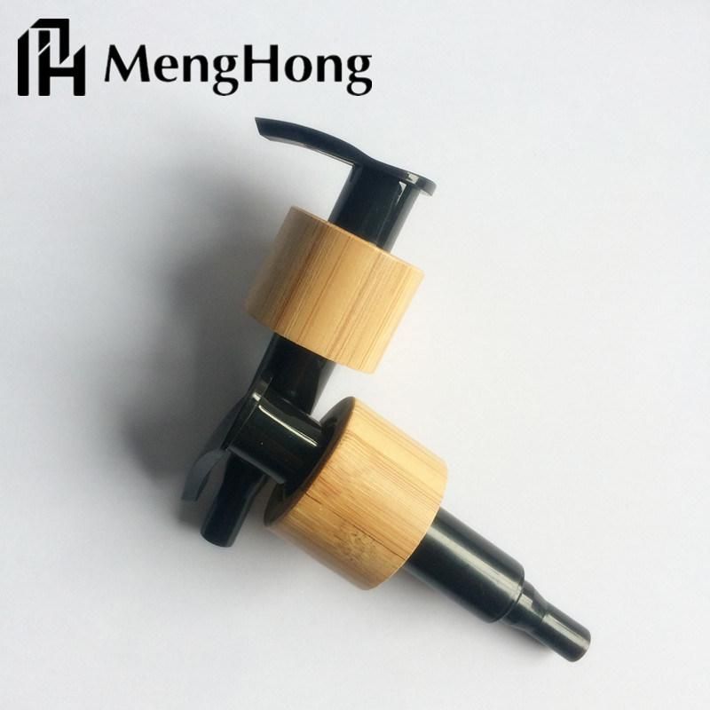 Plastic Lotion Pump Sprayer with Bamboo