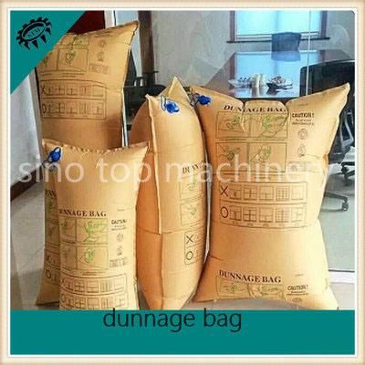 Waterproof and Wetproof Brown Kraft Paper Inflator Dunnage Air Bag OEM