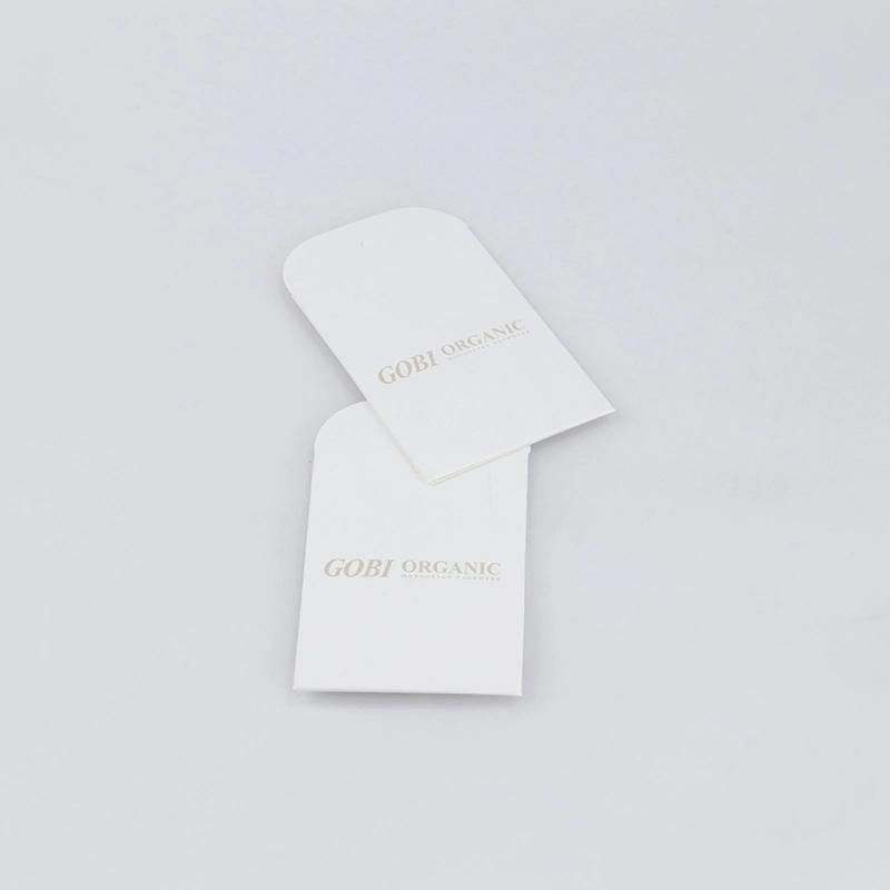 Matte White Paper Custom Spare Button Small Pouch