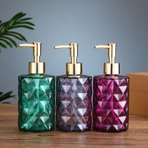 330ml Ceramic Creative Empty Hand Sanitizer Shampoo Shower Gel Bottle Bathroom Furniture Set