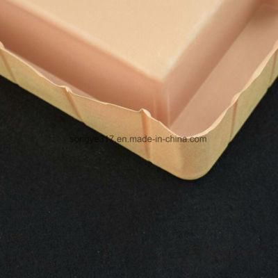 Yellow Manufacturers Custom Cosmetics Flocking Blister Packaging Tray