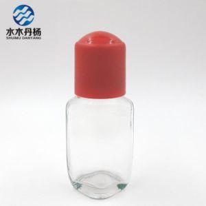 Factory Supply 50ml Empty Roll on Perfume Bottle with Plastic Cap