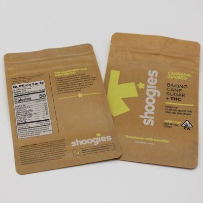 Custom Plastic Pouches Recycled Packaging Matte Lamination Ziplock Packaging Bags for Food Packaging