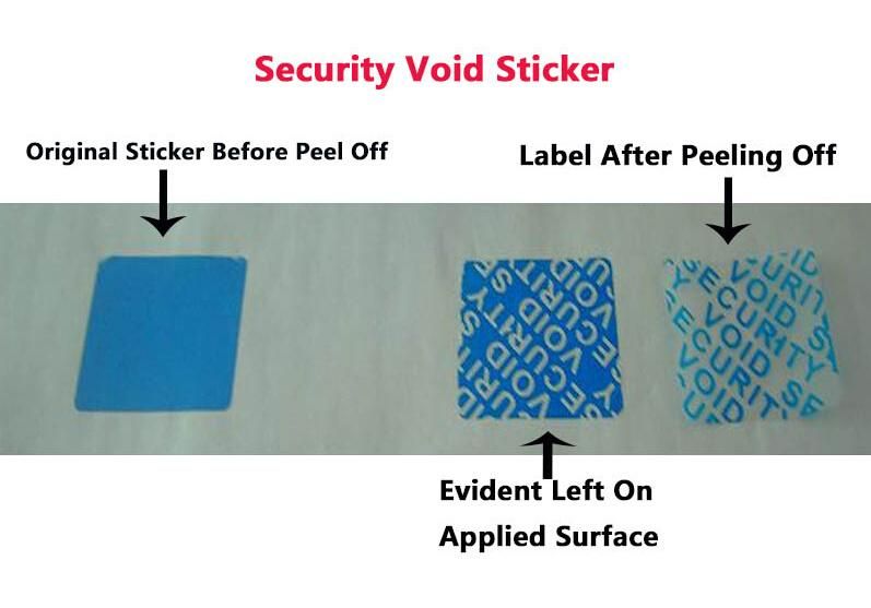 Anti Fake Security Tag Sticker