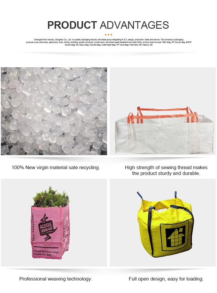 China Jumbo Packaging Polypropylene Garden Jumbo Bag Skip Big Recycle Jumbo Bag Supplier