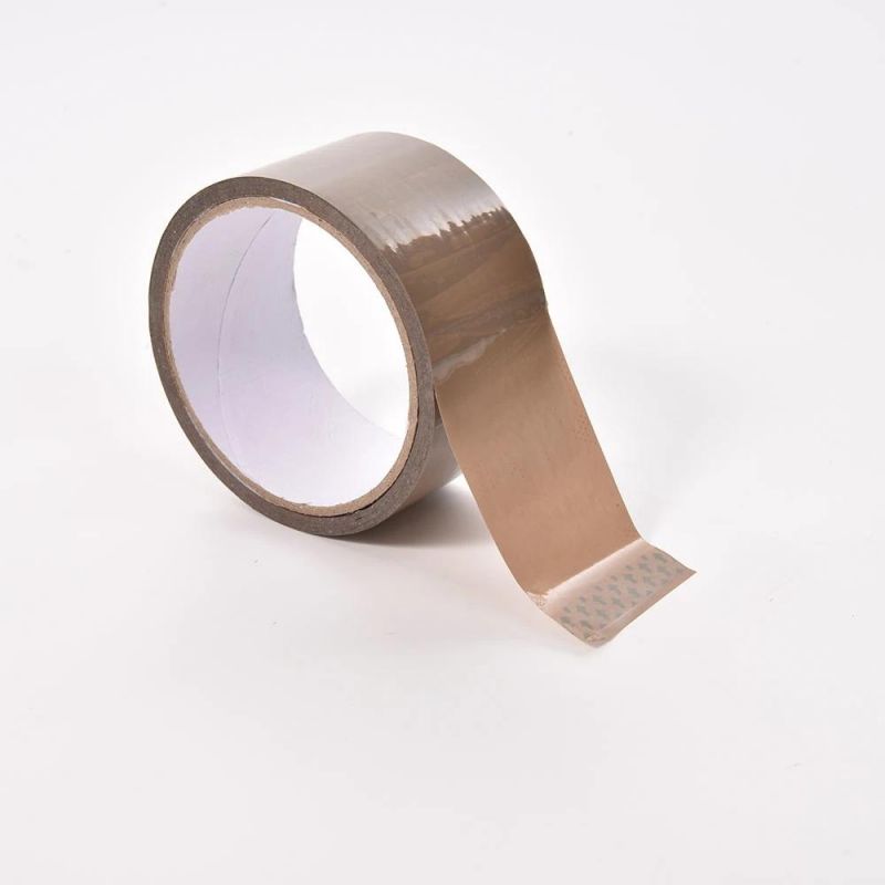 Brown Color Packing Carton Sealing Roll BOPP Glue Tape for Transportation Home Office
