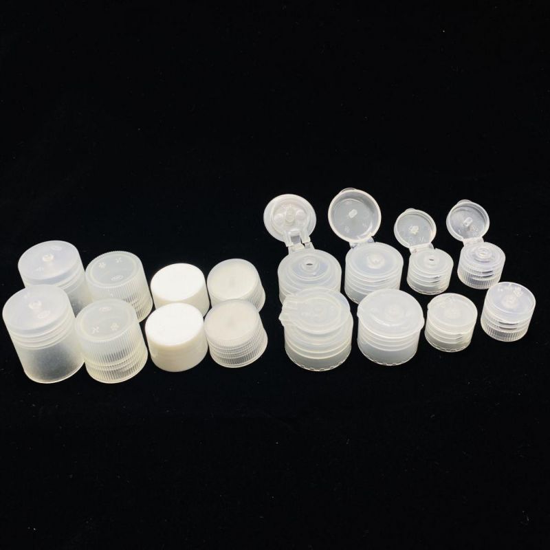 PP Flip Lid Cap White for Plastic Bottles 20 410