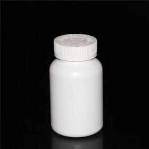 HDPE Health Care Bottle, Capsule Bottle, PE100cc White Plastic Medicine Bottle