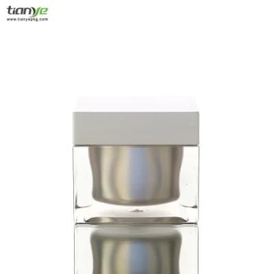 55 Ml Square Pet Essence Jar for Cosmetics