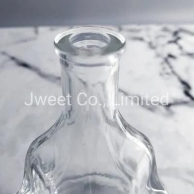 Factory Custom Irregular Shape Small Capacity Whisky Glass Bottle