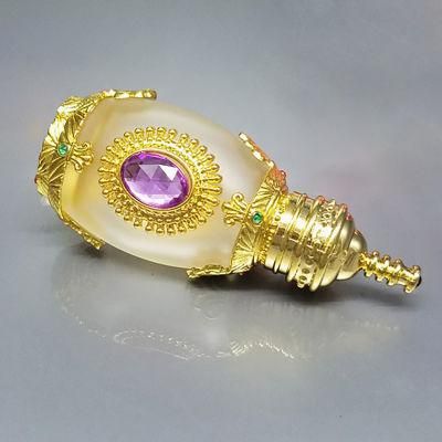 in Stock Ready to Ship 15ml Hot-Selling Zinc Alloy Metal Bottle for Perfume Oil Fragrance Bottle