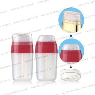 Hot Sell Empty Cosmetic Pump Double Chamber Lotion Bottle for Skincare